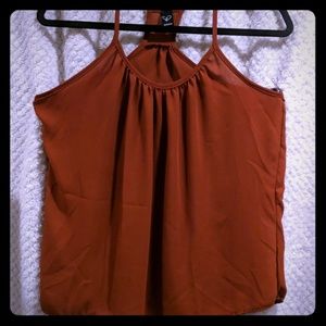 Orange racerback top